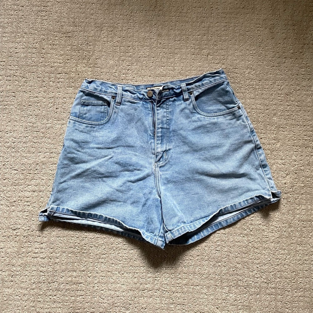 Vintage Light Wash Jean Shorts